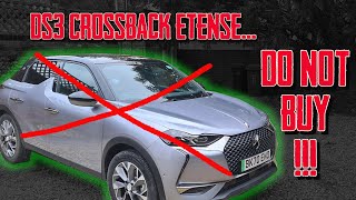 DS3 Crossback Etense 50 kWh electric SUVWhy you shouldnt buy this car [upl. by Cottle]