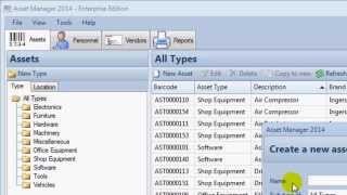 How To Manage Asset Types And Locations In Asset Manager [upl. by Anselmo]