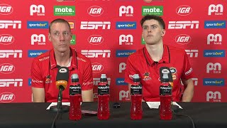 John Rillie and Ben Henshall press conference vs Illawarra Hawks  Round 7 NBL25 [upl. by Mychal]