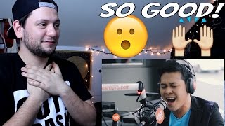 Marcelito Pomoy sings quotPower of Lovequot Celine Dion LIVE on Wish 1075 Bus  Reaction [upl. by Ugo]