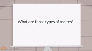 What are 3 types of ascites [upl. by Dow]