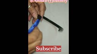 Hair banddiy fashion trending Hair BandHairaccessoriesdiyjewelleryartcraft [upl. by Enyehc]