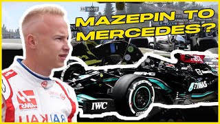 Why NIKITA MAZEPIN will be at MERCEDES in 2022 [upl. by Brandais881]