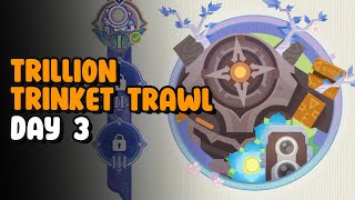 Trillion Trinket Trawl Event Day 3  Decoration Creation  Genshin Impact 46 [upl. by Annatnom]