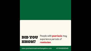 People with psoriasis often experience periods of remission psoriasis psoriasisawareness [upl. by Kcirdez548]