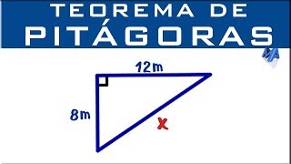 Teorema de Pitágoras  Encontrar la hipotenusa [upl. by Harrington]