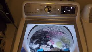 LG Top Load Washer with Turbowash Technology Complete Wash Cycle [upl. by Mailiw]