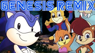 Sonic SATAM Theme Sega Genesis Remix [upl. by Verene]