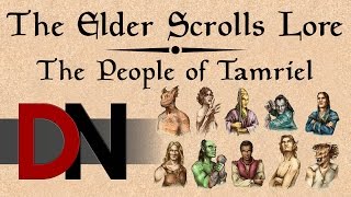 The People of Tamriel  The Elder Scrolls Lore [upl. by Laiceps]