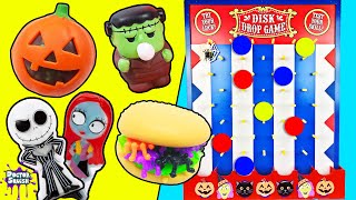 Halloween Disk Drop Game Boo Bucket Mystery Prizes [upl. by Ahsieyt545]