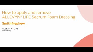 Application of the ALLEVYN LIFE Sacrum Dressing [upl. by Nellek]