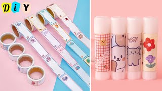 🌷How to make Stationery  DIY cute stationery  Handmade stationery  School hacks [upl. by Ruperto]