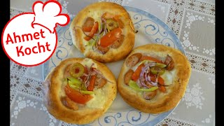 Rezept Kleine Pizza  Ahmet Kocht  italienisch kochen  Folge 39 [upl. by Nnyroc29]