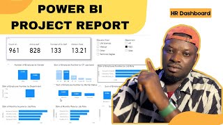 Power Bi Project  HR Dashboard  Employee Performance Analysis  Data Analytics Practical Project [upl. by Chassin]