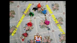 Wall Hanging Tassle Using Egg Containers  Home Art amp Craft  Best out of Waste  RSB IDEAS [upl. by Aldus743]