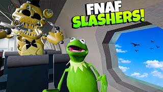 FNAF is on My Airplane in Garrys Mod Slashers [upl. by Astiram]