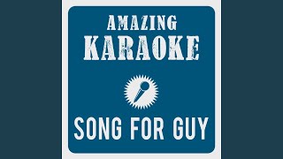 Song for Guy Karaoke Version Originally Performed By Elton John [upl. by Catton]