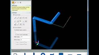 IRONCAD 2011  Aluminum 6061T6 Bent Tubing Variant Modeling [upl. by Katzen]