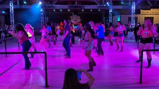 Cooler Than Me line dance  Stampede  2024 Stagecoach Dance Contest  Group A [upl. by Kyd664]