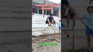 Workout long jump 💪💪long shorts viralreels [upl. by Niak]