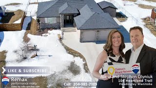 House For Sale at 104 Heartland Trail in Headingley Manitoba with Team Olyniuk [upl. by Fergus]