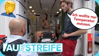 Sx im Rettungswagen 🚨🚑 Diese Sanitäter stecken in großen Schwierigkeiten 😱  Auf Streife  SAT1 [upl. by Drofiar]