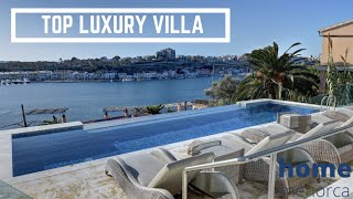 TOP LUXURY VILLA WITH SEA VIEWS IN THE MAHON HARBOUR 😍 VILLAS Y CASAS DE LUJO EN MENORCA [upl. by Claudelle]