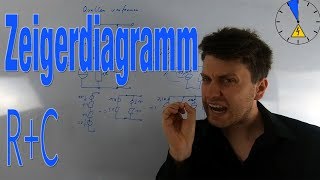 RC Glied Spannung Strom berechnen Kapazität Zeigerdiagramm Teil2 [upl. by Noby]