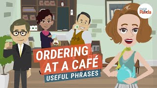 English Conversation at a Café Coffee Shop  Useful Phrases [upl. by Kahaleel]