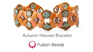 Learn how to create our Autumn Harvest bracelet by Fusion Beads [upl. by Arther285]