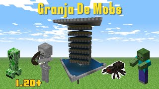 GRANJA DE MOBS para Minecraft bedrock 1211 y para más versiones fácil [upl. by Ellett]