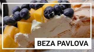 Beza pavlova  ciasto z 6 białek deser nie tylko na lato [upl. by Lanna723]