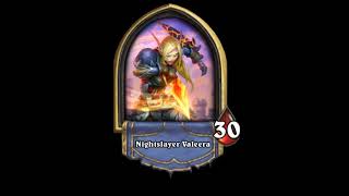 Nightslayer Valeera All Hero Quotes  Hearthstone [upl. by Niraa585]