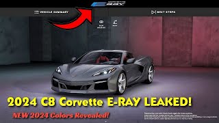 2024 C8 Corvette ERay LEAKED New 2024 Colors and New Options Revealed [upl. by Idnarb]