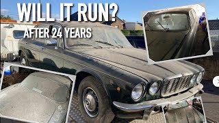 BARN FIND  FIRST START IN 24 YEARS  1978 Jaguar XJ6 [upl. by Louella184]