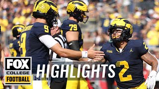 Michigan Wolverines Top 10 plays of the 2023 season so far  CFB on FOX [upl. by Newo]