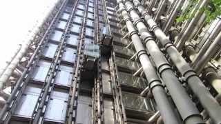 London Skyscrapers Close Up  The Lloyds Building in London [upl. by Aseefan97]