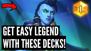 The 5 BEST DECKS to get LEGEND in Standard and Wild after the nerfs [upl. by Akihsay]