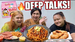 SAMYANG MUKBANG with BNT ANDREW amp AYE SERYOSO ANG MGA BAYUT [upl. by Avram848]