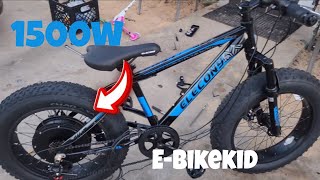 New 1500w ebike build for Ebikekid [upl. by Urian]