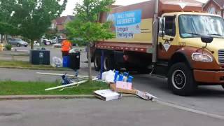 Markham City Garbage Day 262016 KHAWAJA HUSSAIN [upl. by Ysiad324]