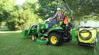 Is a small 3point liquid sprayer right for you  John Deere Tips Notebook [upl. by Leizahaj213]