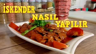 EVDE İSKENDER NASIL YAPILIR ET DÖNER NASIL TAKILIRİSKENDER SOSU TARİFİ [upl. by Ecneps369]