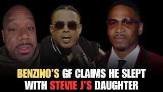 Benzinos Girlfriend Drops Bombshell to Wack100 Benzino Slept with Stevie Js Daughter 😳🤯🤦🏽‍♂️ [upl. by Neit]