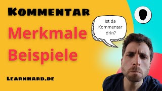 Textsortenbestimmung Kommentar für den TGA  mit Beispielen [upl. by Ada]