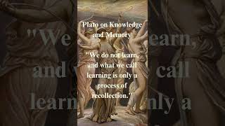 Platos Lifechanging Quote On Knowledge Tap Into The Power Of Your Memory Today platoquotes plato [upl. by Atoiyanap]