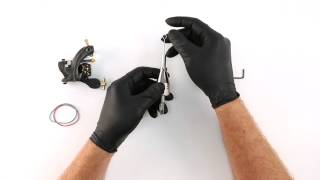 Tattoo Machine Setup  Needle and Tube [upl. by Adnawyek]