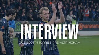 Interview Gus ScottMorriss previews Altrincham A [upl. by Nylakcaj527]