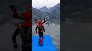 GTA 5 Epic Ragdolls Spider Man Jumps Fails ep 406 gta epicjumps grandtheftauto youtubeshorts [upl. by Charbonneau]