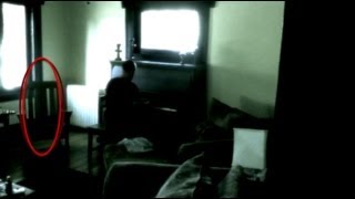 REAL GHOST caught on tape while filming horror movie [upl. by Johppah]